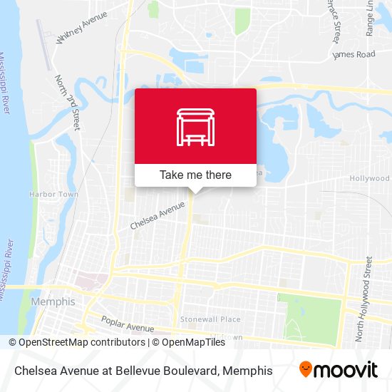 Mapa de Chelsea Avenue at Bellevue Boulevard