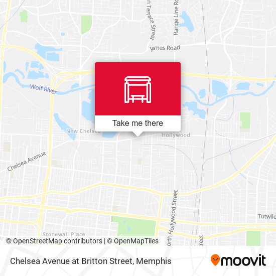 Mapa de Chelsea Avenue at Britton Street