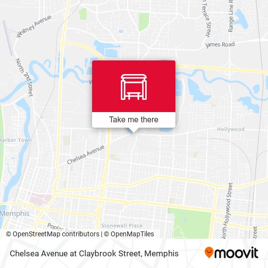 Mapa de Chelsea Avenue at Claybrook Street