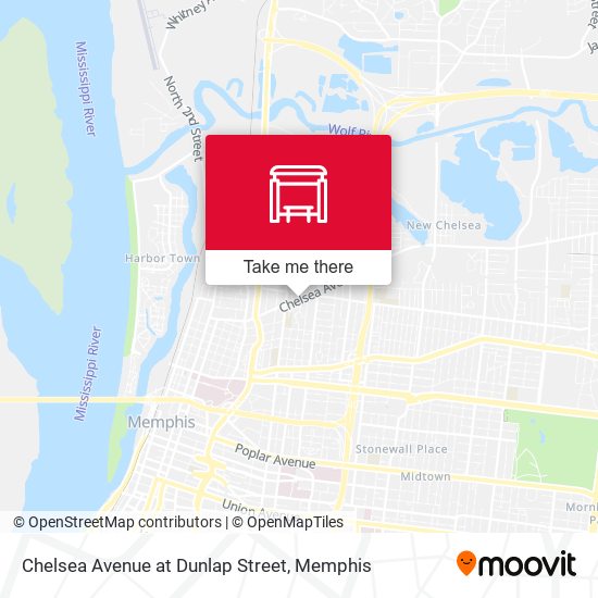 Mapa de Chelsea Avenue at Dunlap Street