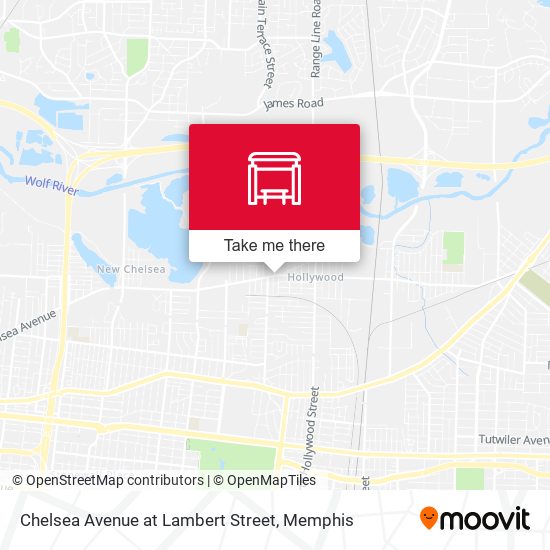 Chelsea Avenue at Lambert Street map