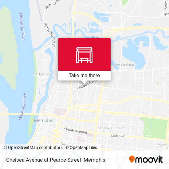 Mapa de Chelsea Avenue at Pearce Street