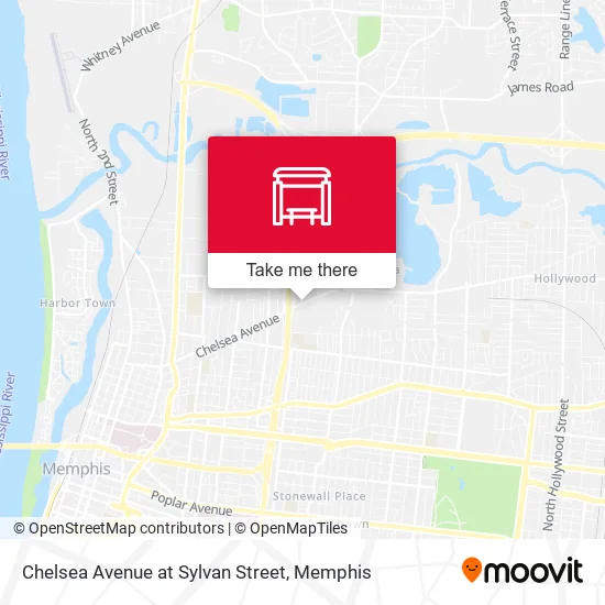 Mapa de Chelsea Avenue at Sylvan Street