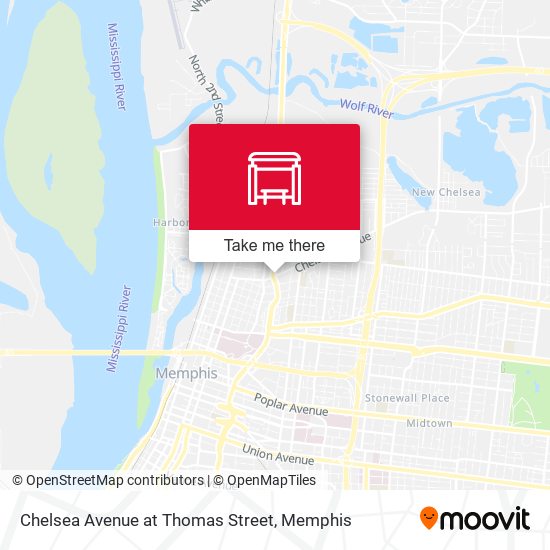 Mapa de Chelsea Avenue at Thomas Street