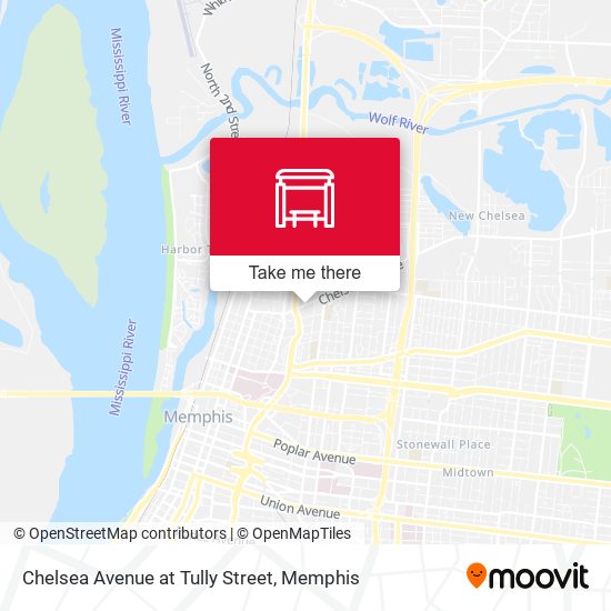 Chelsea Avenue at Tully Street map