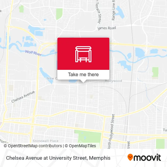 Mapa de Chelsea Avenue at University Street