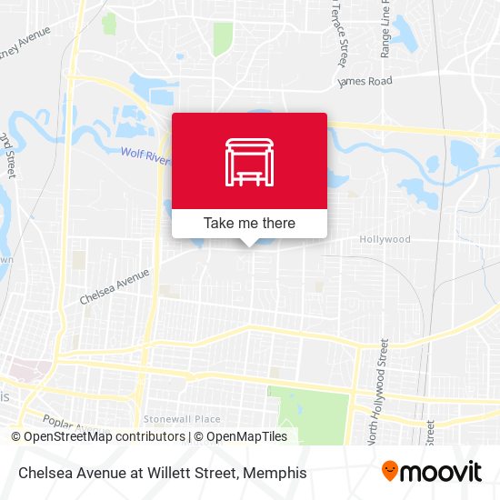 Chelsea Avenue at Willett Street map