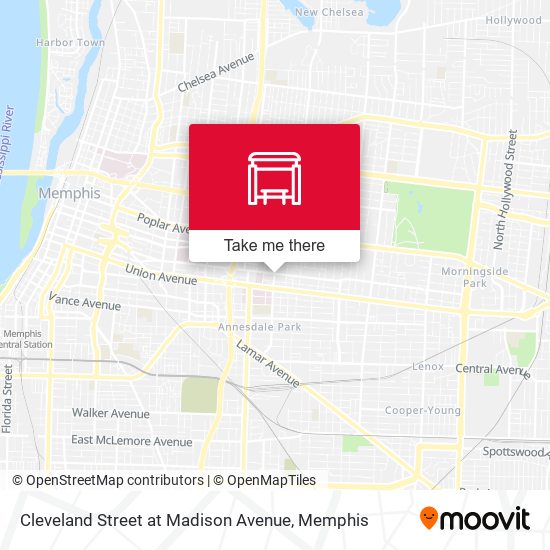 Mapa de Cleveland Street at Madison Avenue