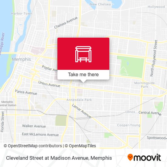 Mapa de Cleveland Street at Madison Avenue