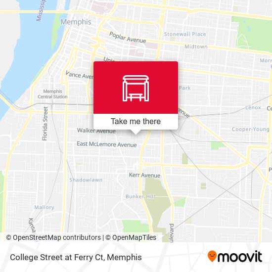 College Street at Ferry Ct map