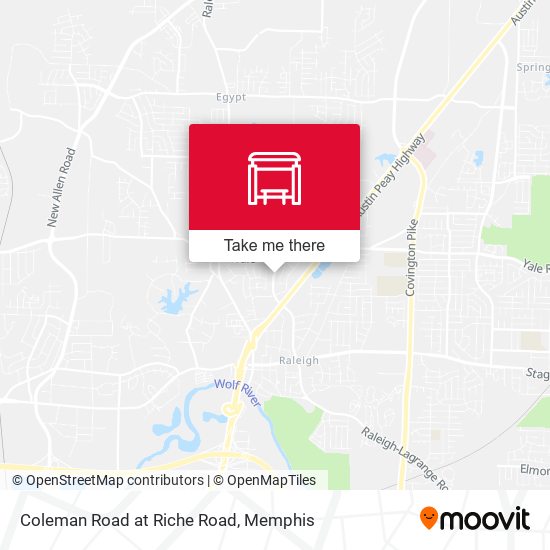 Coleman Road at Riche Road map