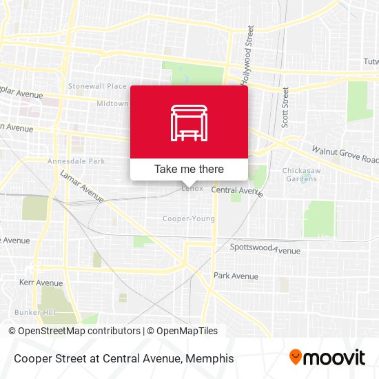 Mapa de Cooper Street at Central Avenue