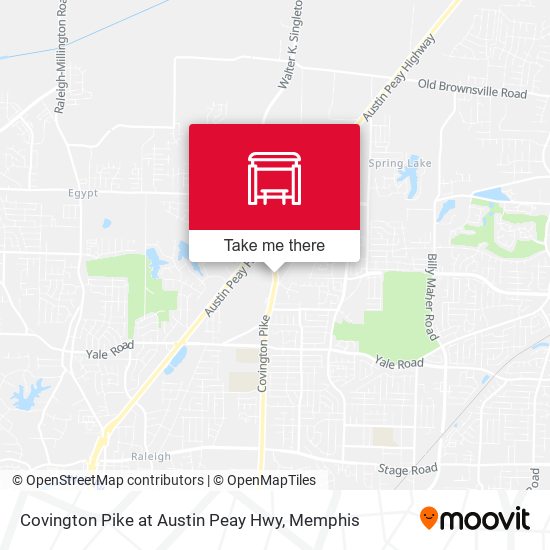 Mapa de Covington Pike at Austin Peay Hwy