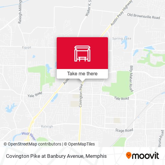 Covington Pike at Banbury Avenue map