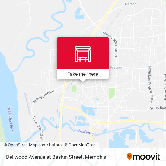 Mapa de Dellwood Avenue at Baskin Street