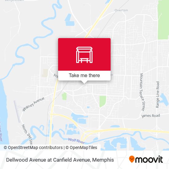 Dellwood Avenue at Canfield Avenue map