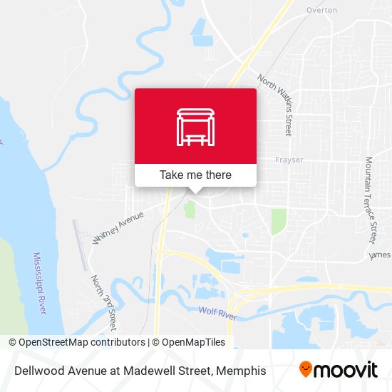 Dellwood Avenue at Madewell Street map