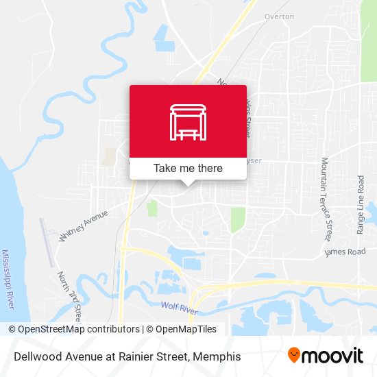 Mapa de Dellwood Avenue at Rainier Street