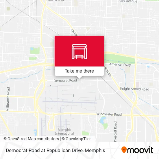 Mapa de Democrat Road at Republican Drive
