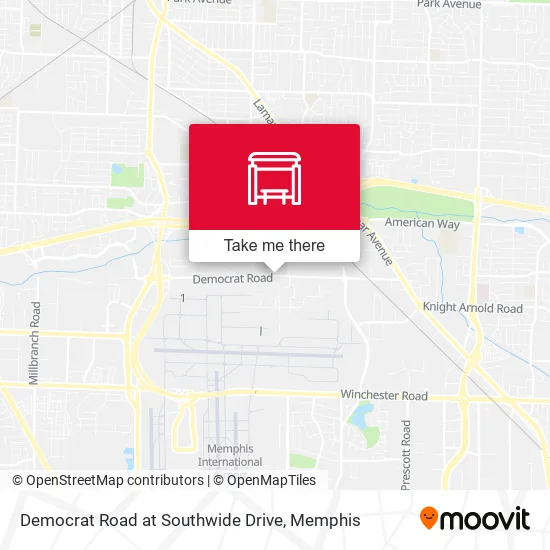 Mapa de Democrat Road at Southwide Drive