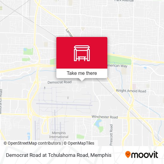 Mapa de Democrat Road at Tchulahoma Road