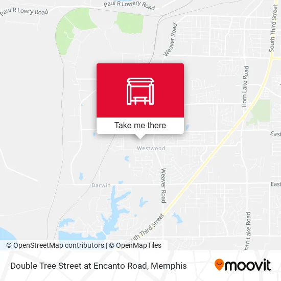 Mapa de Double Tree Street at Encanto Road
