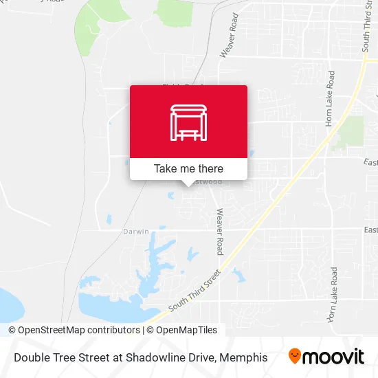 Mapa de Double Tree Street at Shadowline Drive