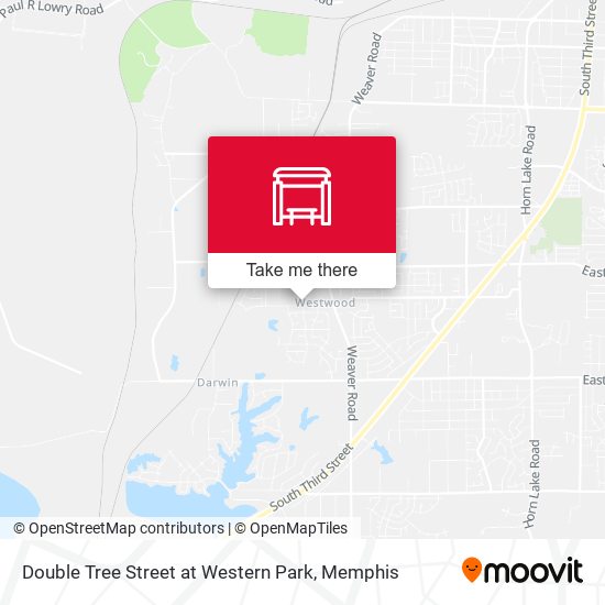 Double Tree Street at Western Park map