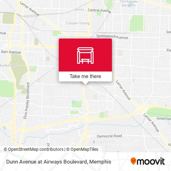 Dunn Avenue at Airways Boulevard map