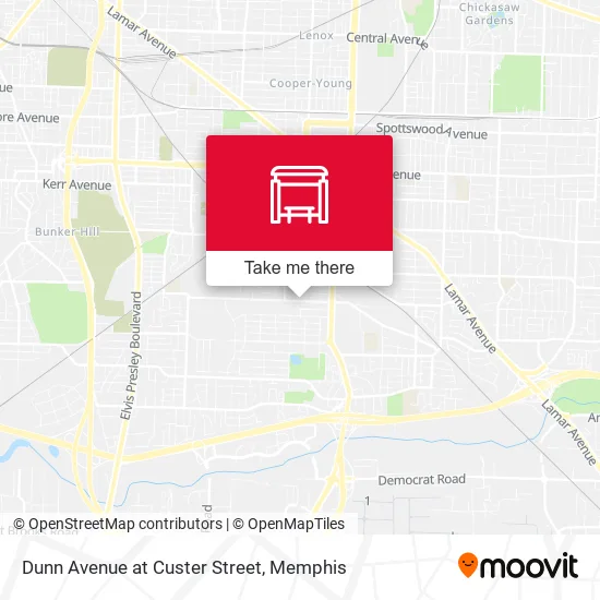 Mapa de Dunn Avenue at Custer Street
