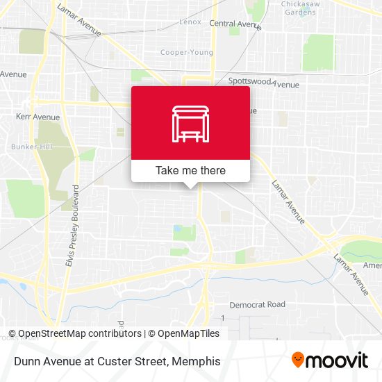 Dunn Avenue at Custer Street map