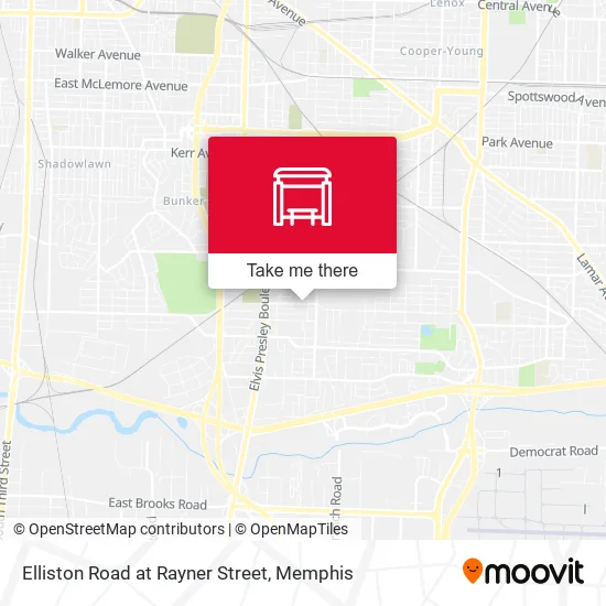 Elliston Road at Rayner Street map