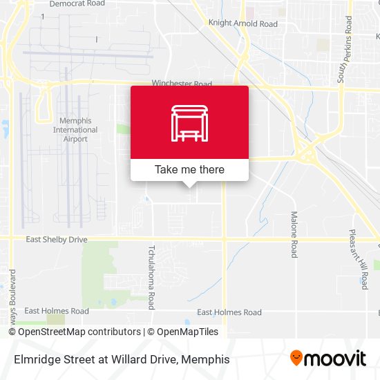 Elmridge Street at Willard Drive map