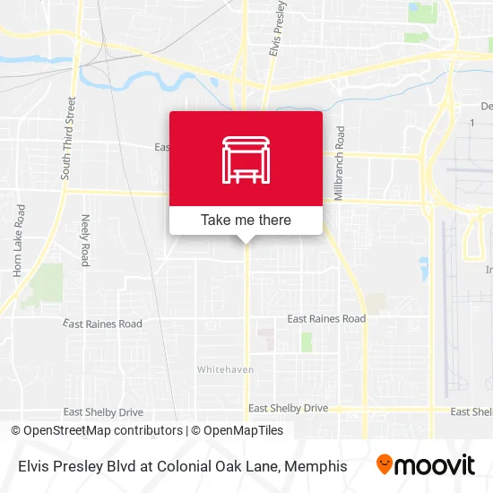 Mapa de Elvis Presley Blvd at Colonial Oak Lane