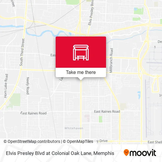 Mapa de Elvis Presley Blvd at Colonial Oak Lane