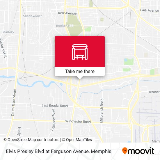 Mapa de Elvis Presley Blvd at Ferguson Avenue