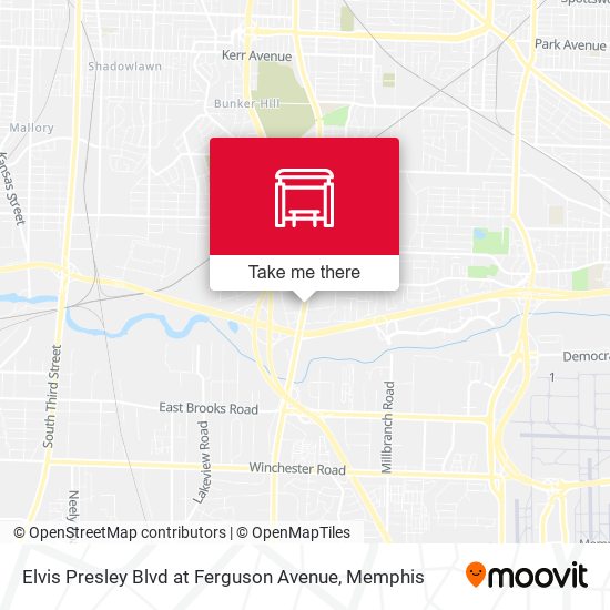 Mapa de Elvis Presley Blvd at Ferguson Avenue