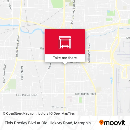 Mapa de Elvis Presley Blvd at Old Hickory Road