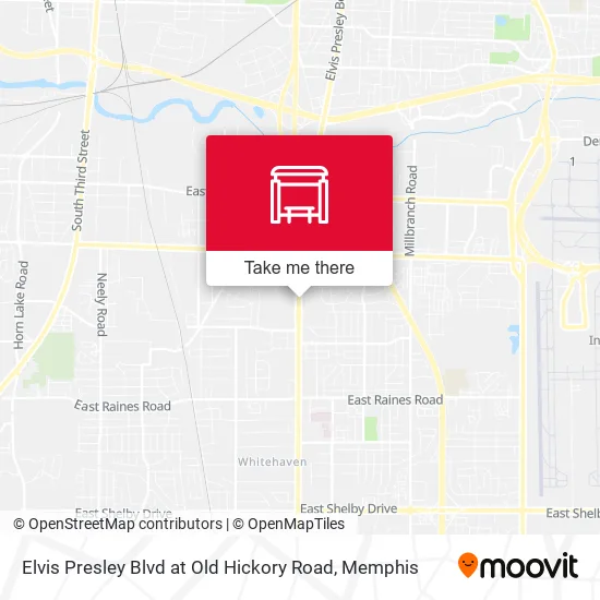 Mapa de Elvis Presley Blvd at Old Hickory Road