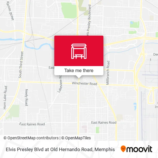 Mapa de Elvis Presley Blvd at Old Hernando Road