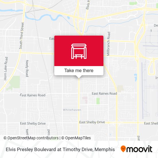 Mapa de Elvis Presley Boulevard at Timothy Drive