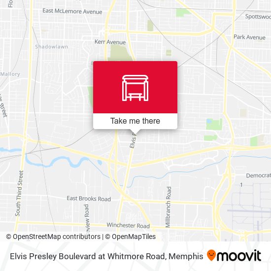 Mapa de Elvis Presley Boulevard at Whitmore Road
