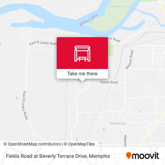 Mapa de Fields Road at Beverly Terrace Drive
