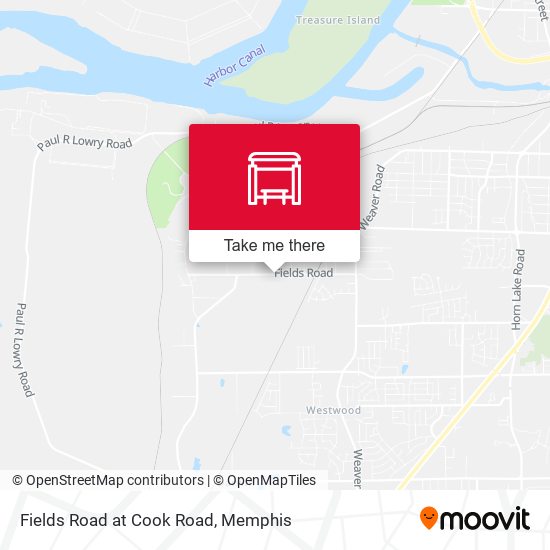 Fields Road at Cook Road map