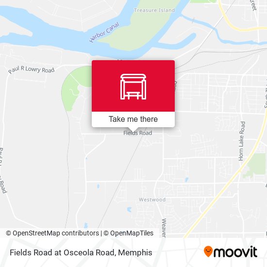 Fields Road at Osceola Road map