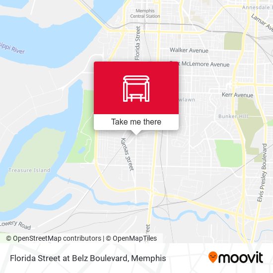 Florida Street at Belz Boulevard map