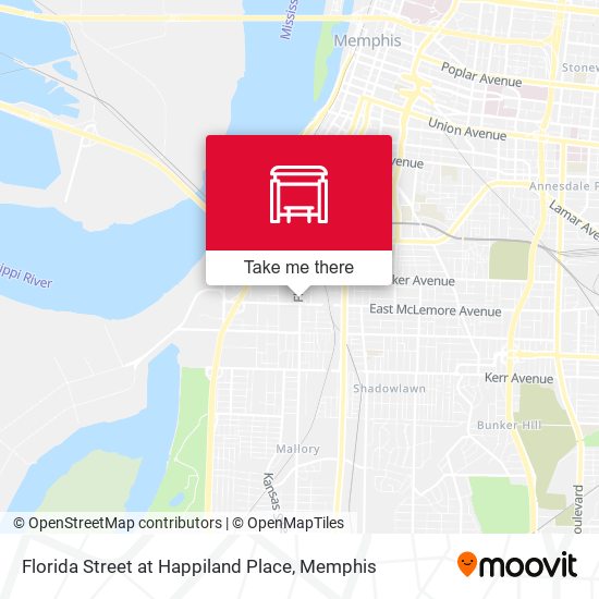 Florida Street at Happiland Place map