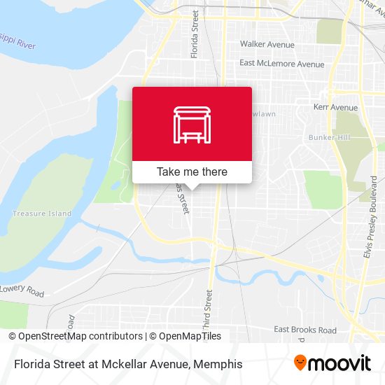 Florida Street at Mckellar Avenue map