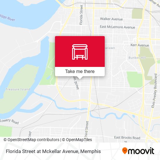 Mapa de Florida Street at Mckellar Avenue