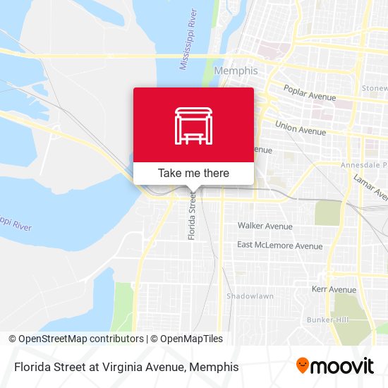 Mapa de Florida Street at Virginia Avenue